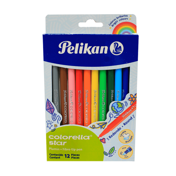 Boligrafos de colores punta media 1.0mm jeff 10 unidades