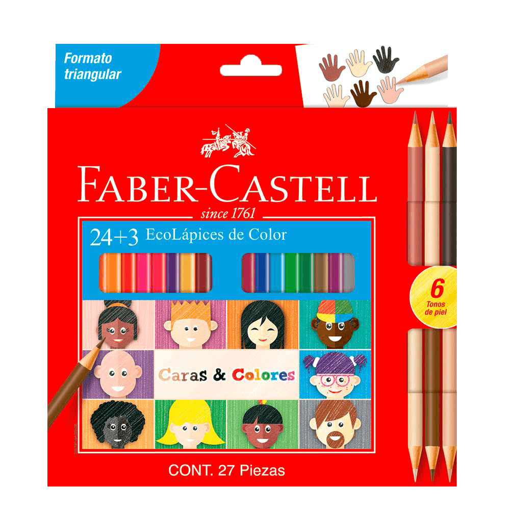 Caja lápiz pastel Faber Castell 24