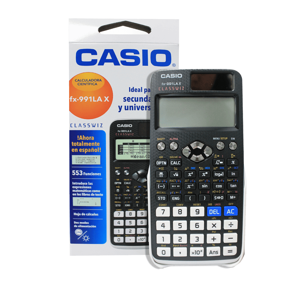 Acompañar Supresión más lejos Calculadora científica Casio fx-991LA X | Comsucre Online