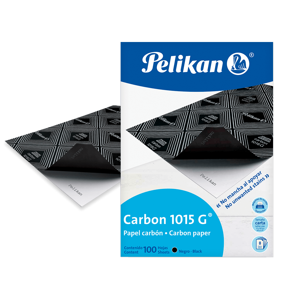 Papier Carbone 1015G - 210 x 297 mm A4 - Noir PELIKAN Lot de 100 Feuilles