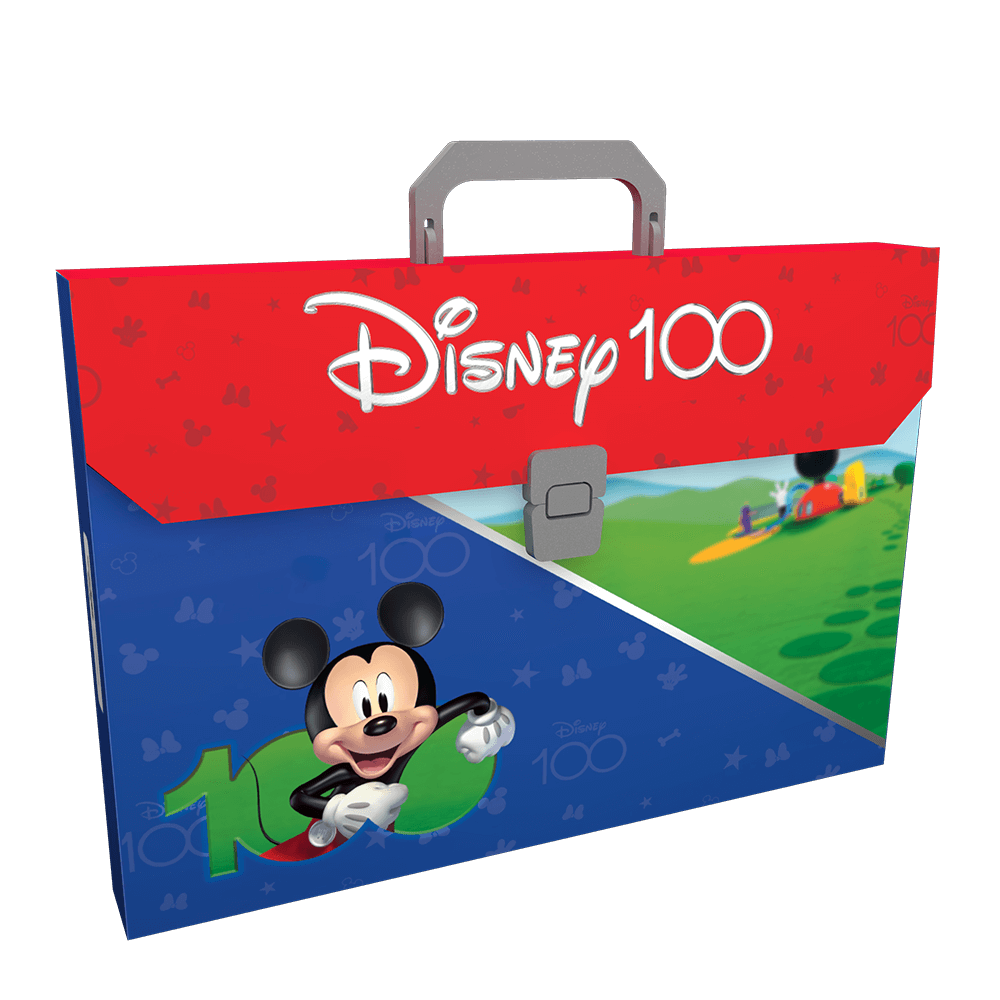 Maletín plástico para niño Disney 100 Primavera x unidad