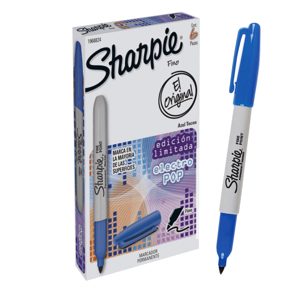  Marcadores permanentes Sharpie Electro Pop : Productos de  Oficina